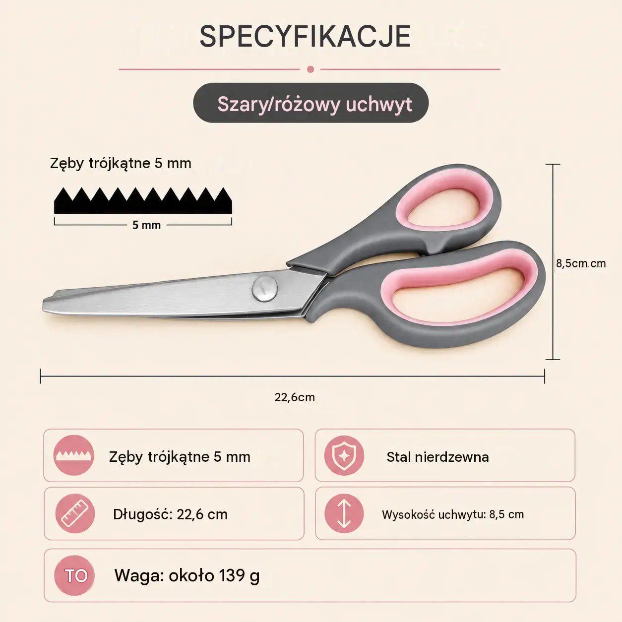 ✂️🧵Wielofunkcyjne nożyczki do robótek ręcznych, z łatwością stworzysz efektowne koronki!