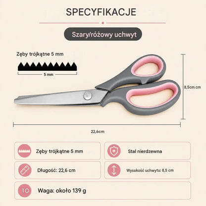 ✂️🧵Wielofunkcyjne nożyczki do robótek ręcznych, z łatwością stworzysz efektowne koronki!
