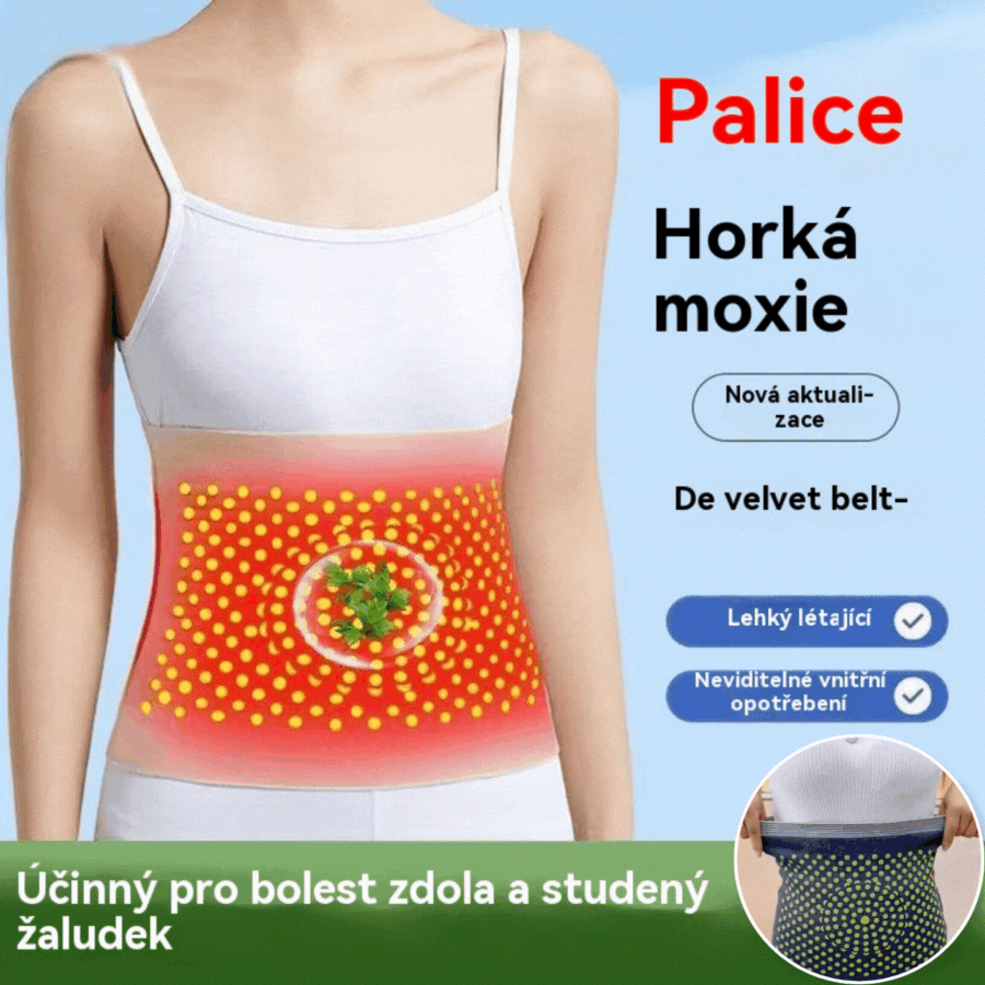 🔥【Kúpte 1 a získajte 1 zadarmo】🔥Hrejivý vyhrievací pás s palinou, zahrieva brucho a zmierňuje nepohodlie