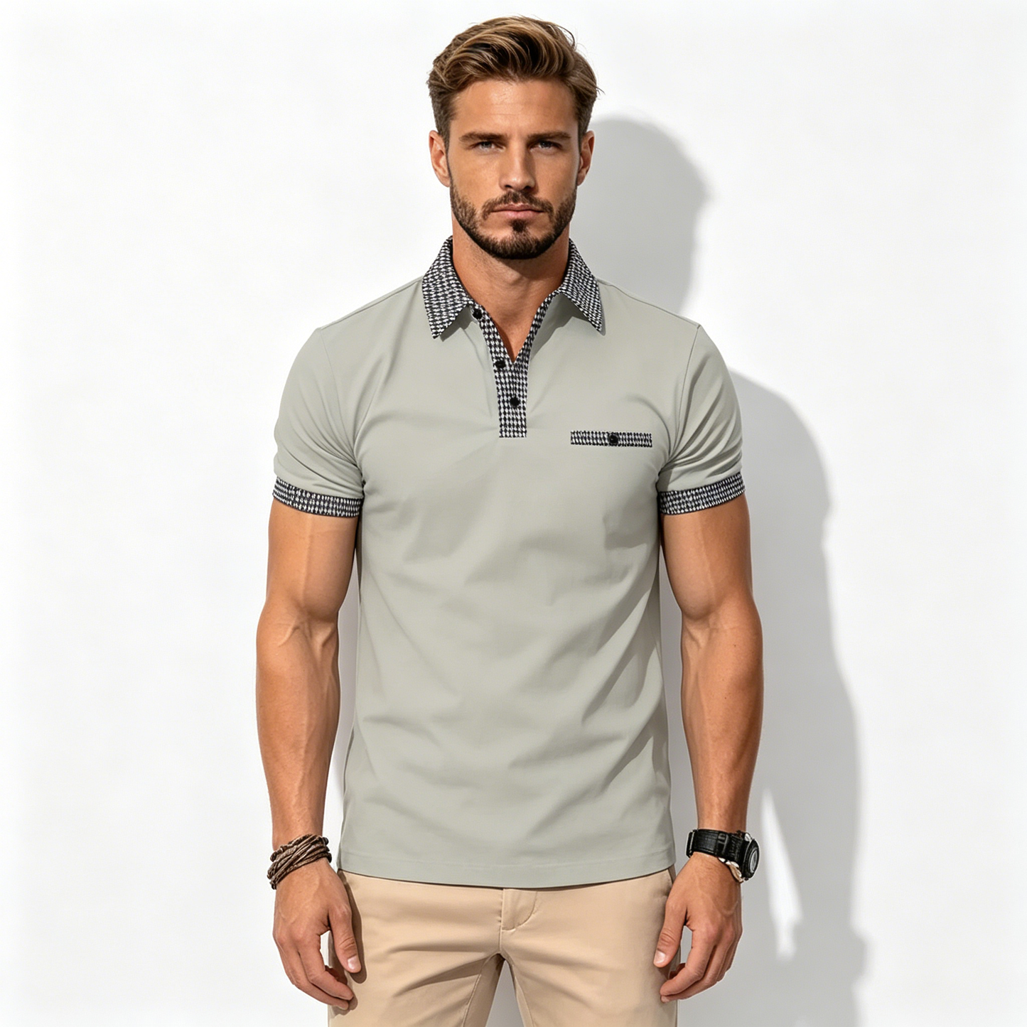 Wyprzedaż specjalna 2026. 💥👔【S-3XL】Męskie letnie koszulki polo, kolorowe guziki, miękkie, wygodne i oddychające