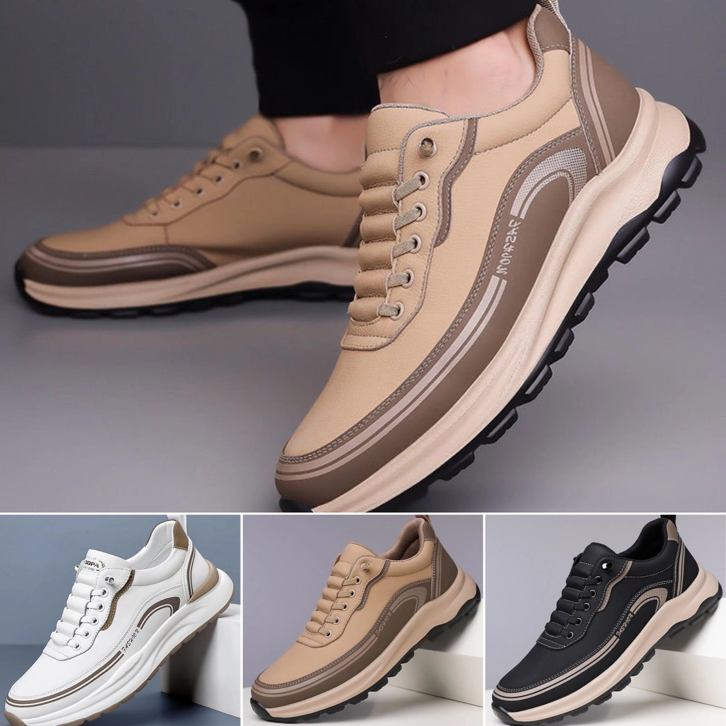 🔥【Kupite 1, dobijte 1 gratis】🔥【39-45】Kožna sportska obuća otporna na vodu i prljavštinu s mekim potplatom za maksimalnu udobnost