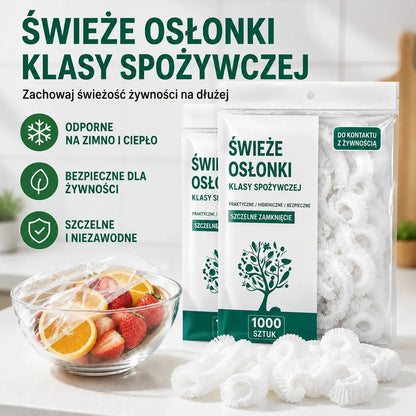 【50% OFF】500 szt. wielorazowych, elastycznych woreczków foliowych bezpiecznych do kontaktu z żywnością