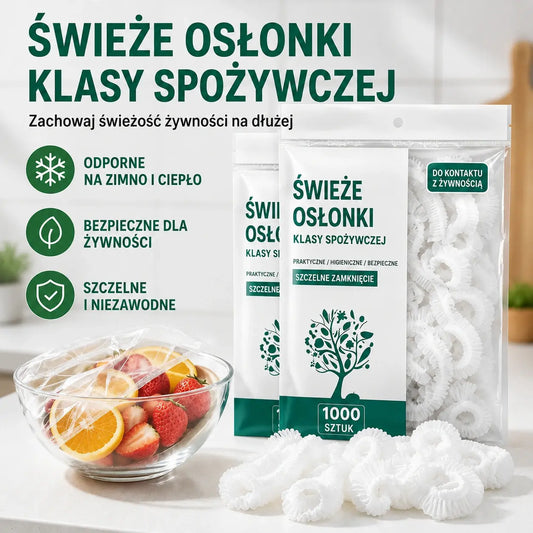 【50% OFF】500 szt. wielorazowych, elastycznych woreczków foliowych bezpiecznych do kontaktu z żywnością