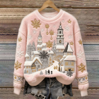 🤗【S-5XL】🔥Damski flanelowy pulower w piękne wzory – ciepły i wygodny