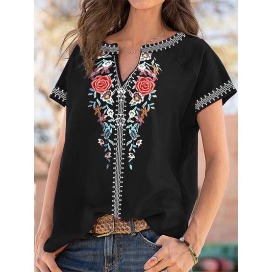💓💓【50 % popust】【S-5XL】Nova ženska majica v etničnem slogu