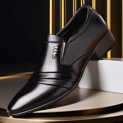 🔥 Buty męskie skórzane 38–48 – casual i eleganckie, podwyższona podeszwa 2026