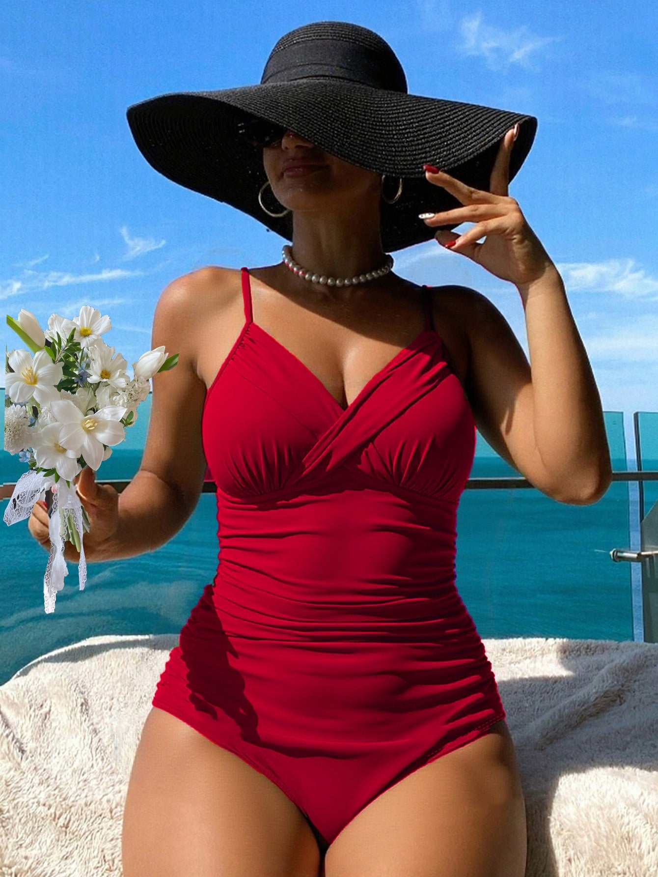 🩱50 % popust👙【S-2XL】Enodelne kopalke za vitko postavo, na voljo v več barvah