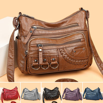 💥【50% zľava po obmedzenú dobu】👜2025 nová veľká mäkká kožená kabelka cez rameno/crossbody