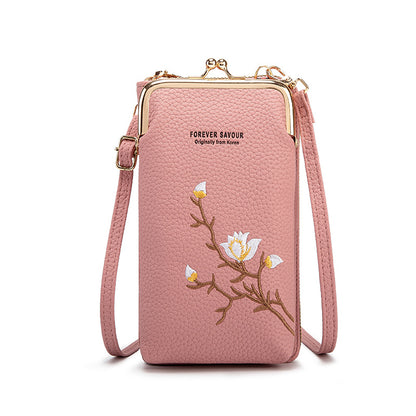 🔥【50% отстъпка】👜Бродирана чанта през рамо със стилен дизайн и дълга презрамка 2025