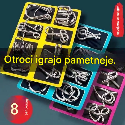 【3 kompleti】Otroške izobraževalne igrače, inteligenčna zaponka