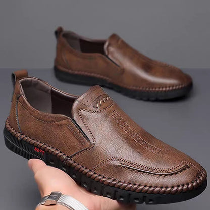🏆👞【39-44】2026 casualowe buty sportowe dla mężczyzn, wykonane z prawdziwej skóry, z miękką, antypoślizgową, oddychającą podeszwą ✅Płatność przy odbiorze