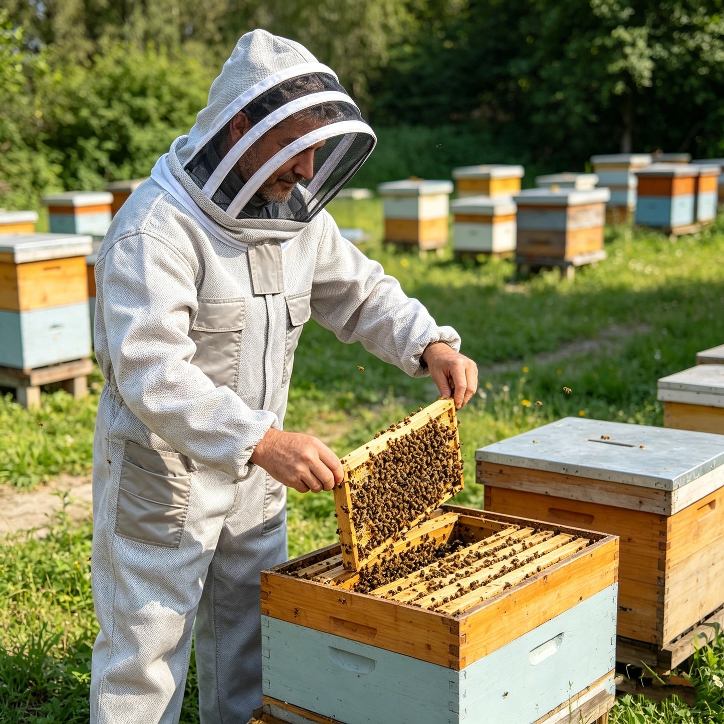 【M-2XL】🐝Mono de abeja confeccionado en malla de algodón 3D✅️Pago contra entrega