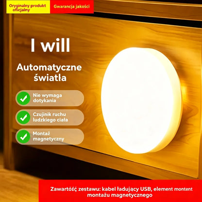 🏡💡【Kup jeden, drugi otrzymasz gratis】Inteligentna lampka LED z czujnikiem ruchu – wygodna, praktyczna i z możliwością ładowania.