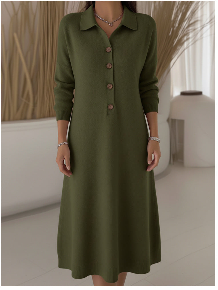 🔥✨ 【Zimska razprodaja - 50 % popust】Visokokakovostna tkanina 【S-3XL】👗 Nova modna pletena obleka 2026