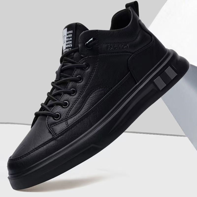 😎👍【Velikost 39-44】✨⛄Nové pánské podzimně-zimní nepromokavé kožené ležérní boty s fleecovou podšívkou