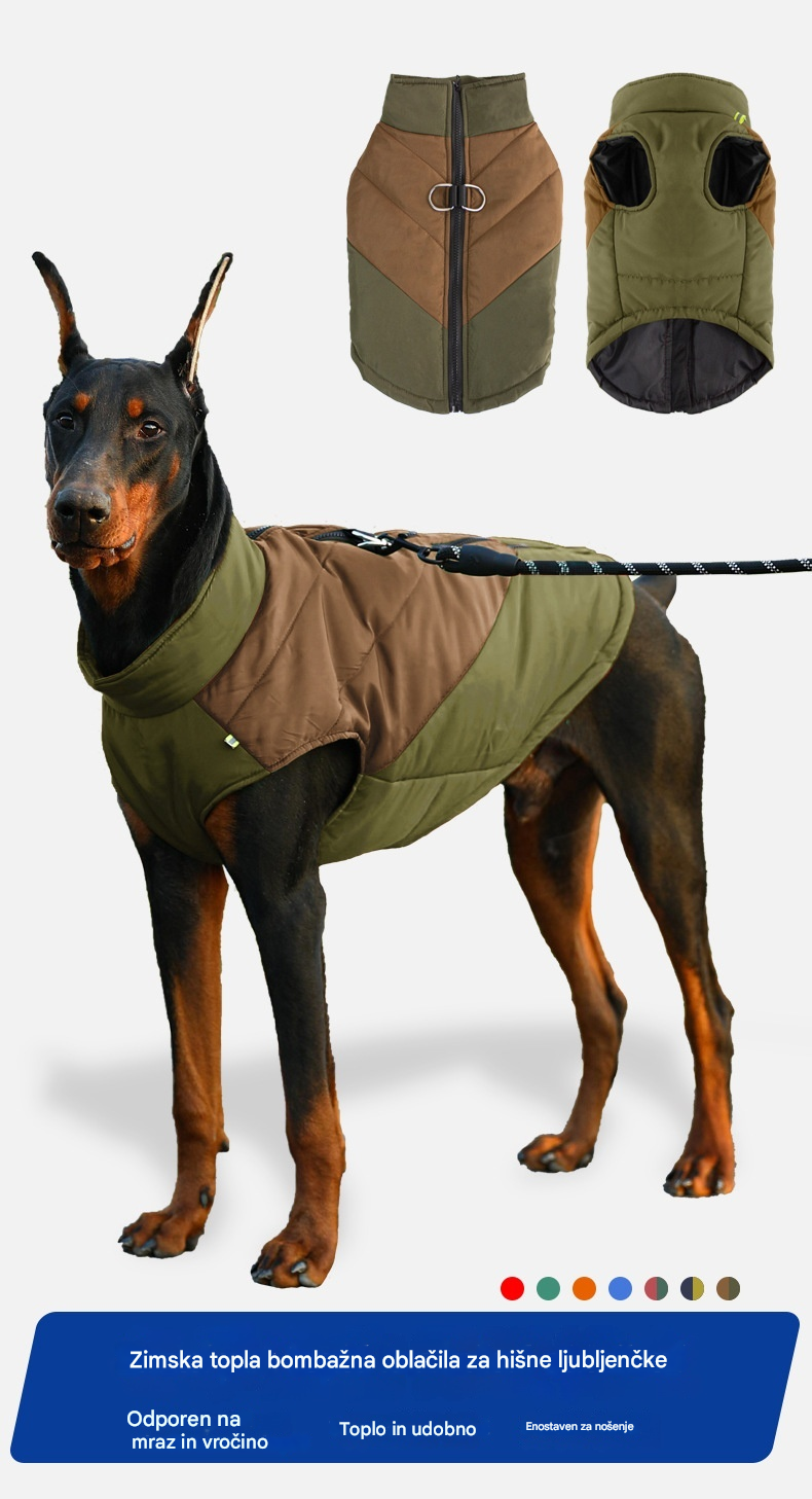 🔥🔥【Kupite enega, dobite enega gratis】【S-5XL】【1,5-30 kg】Nova jesensko/zimska topla bombažna pasja oblačila, idealna za prosto pot