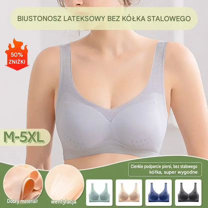 [4 sztuki] Wygodny, oddychający biustonosz damski bez fiszbin ❤️ [40-120 kg]