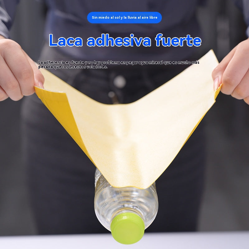 🐞【Paquete de 30 piezas 】Tablero adhesivo de insectos de doble cara amarillo✅️Pago contra entrega