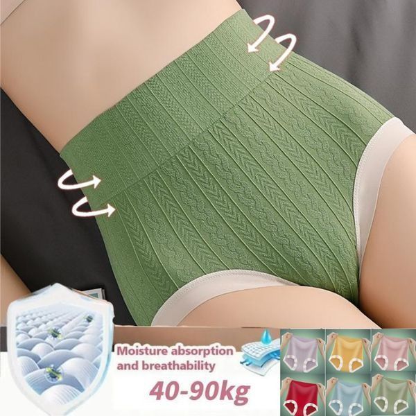 💥【Compre 3 y obtenga 3 gratis】Bragas adelgazantes de cintura alta para mujer, pohodlné, prodyšné a antibakteriální