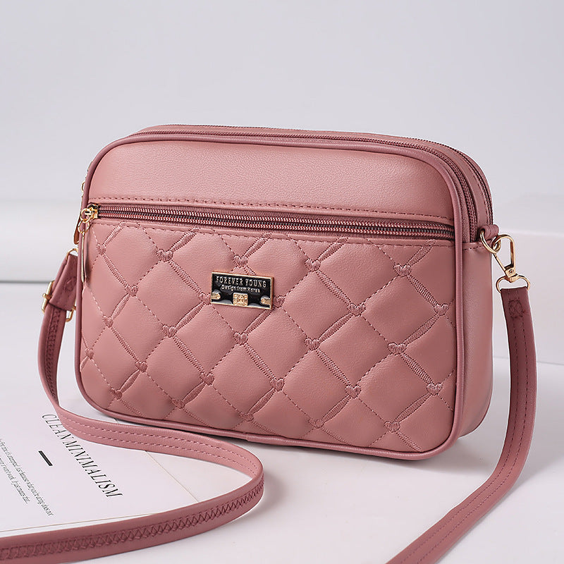 🥰Oferta limitowana -40%! Nowoczesna torba na ramię z pikowanym wzorem, wykonana z miękkiej skóry licowej