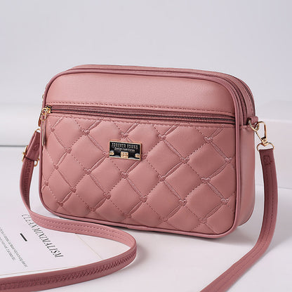 🥰Oferta limitowana -40%! Nowoczesna torba na ramię z pikowanym wzorem, wykonana z miękkiej skóry licowej