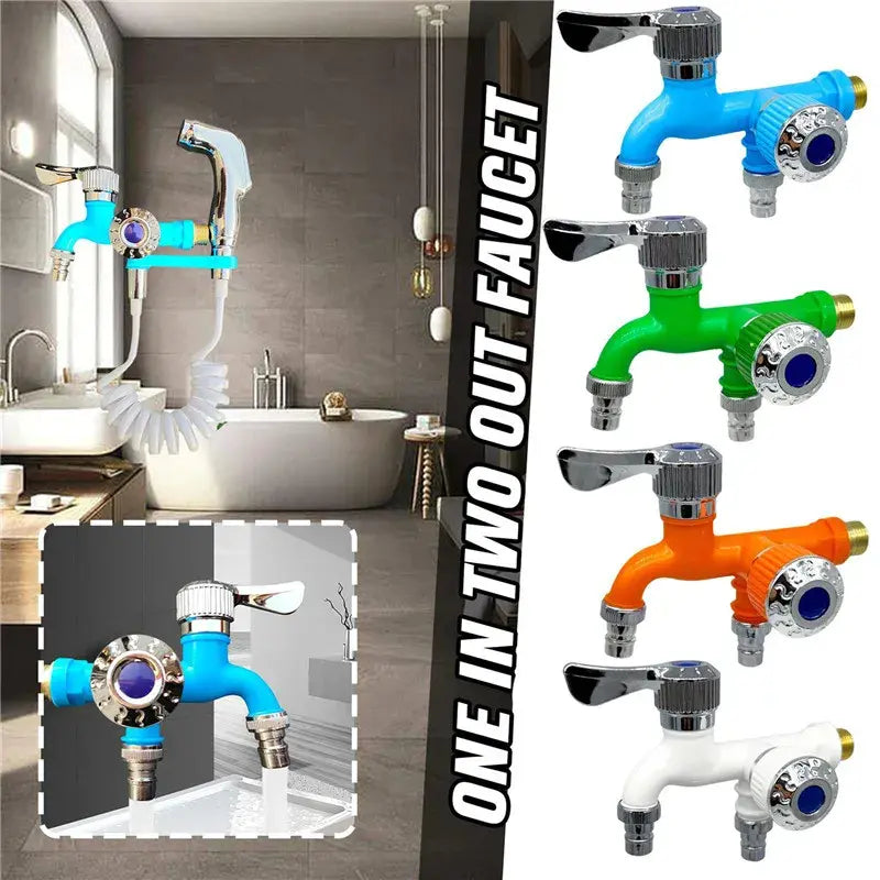 💥【Cumpărați 1obțineți 1 gratuit】💦Robinet de exterior antigel cu control dublu【Cumpărați 2 bucăți, minim 64 lei bucata】
