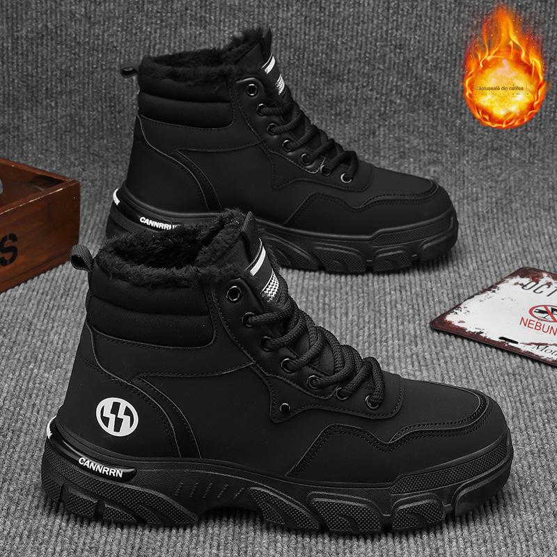 🔥Zimný výpredaj🔥【39-44】Nový štýl na jeseň a zimu, pánske všestranné protišmykové čižmy s hrubou podrážkou, plyš pre teplo