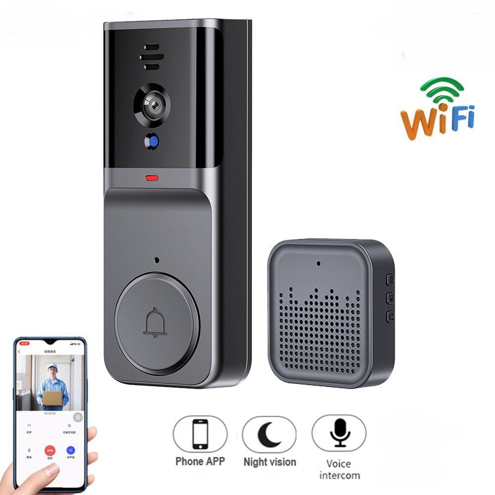 50%OFF🔥Bezdrôtová zvončeková kamera: 1080P HD, širokouhlý objektív 170°, 4,3-palcová obrazovka, vodotesnosť IPX65 do exteriéru, funkcia nočného videnia