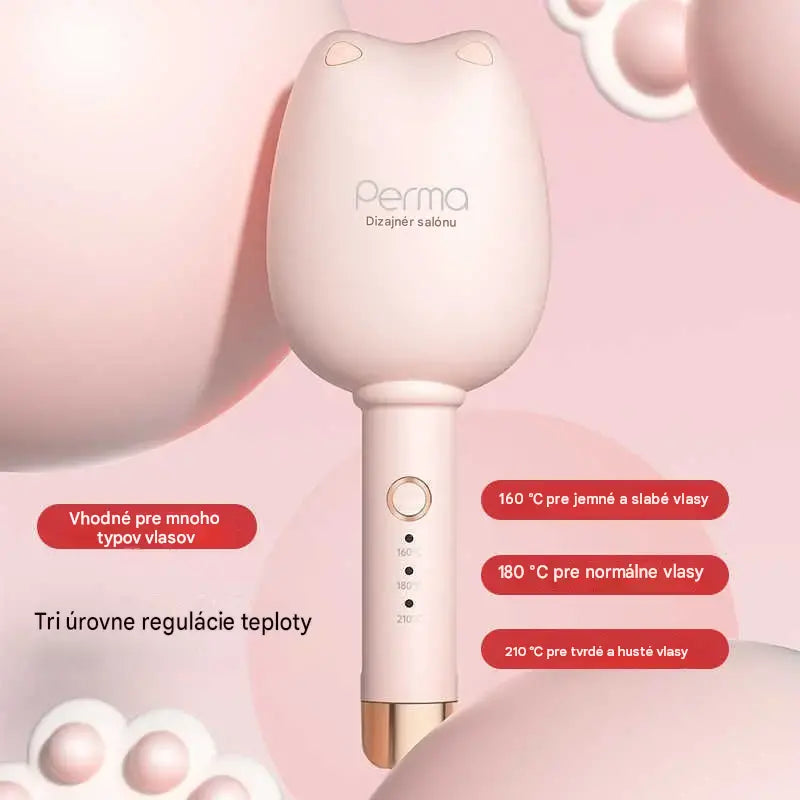 💇‍♀️ Kulma na vlasy vo francúzskom štýle – rýchly ohrev, regulácia teploty, 1,5 m kábel – ideálna pre akýkoľvek účes a typ vlasov! ✨