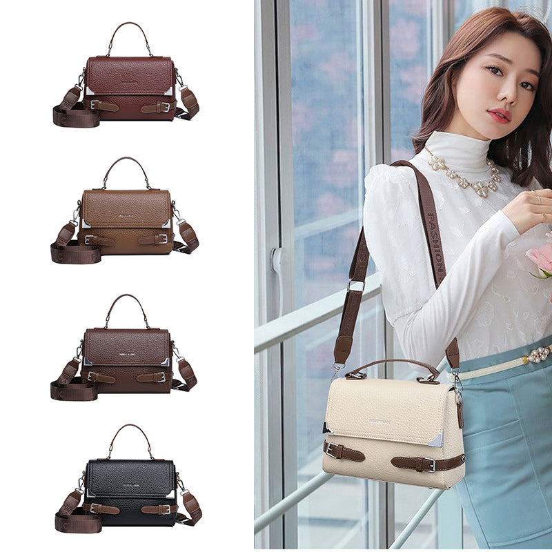 Nova minimalistična torba za čez ramo/čez telo velikega volumna iz pravega usnja v retro slogu