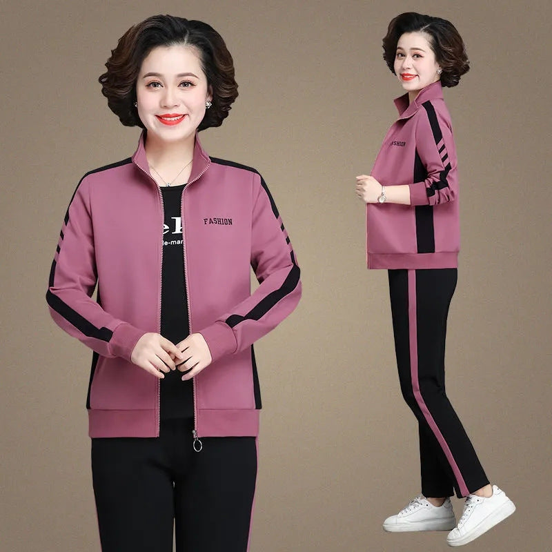 🔥【Zľava 50%】🔥【M-5XL】【Bunda + Nohavice】😍 Nový jesenný ležérny športový overal, veľká veľkosť