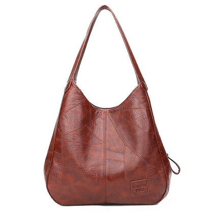 💖👜💖Nová veľkokapacitná taška cez rameno z mäkkej kože - všestranná módna dámska kabelka