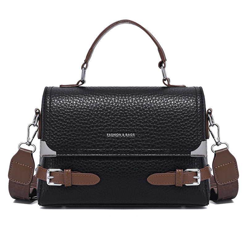 Nova minimalistična torba za čez ramo/čez telo velikega volumna iz pravega usnja v retro slogu