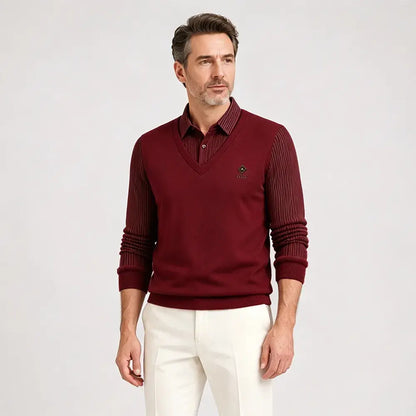 👔🔥【M-4XL】Nowa męska koszulka polo z kołnierzykiem i ociepleniem z polaru – kolekcja jesień/zima (duże rozmiary).