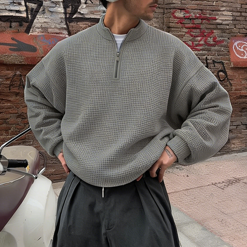 【50 % popust】【S-5XL】Moška jopa s kapuco in zadrgo v evropskem in ameriškem slogu, moška jopa s kapuco in zadrgo s stoječim ovratnikom