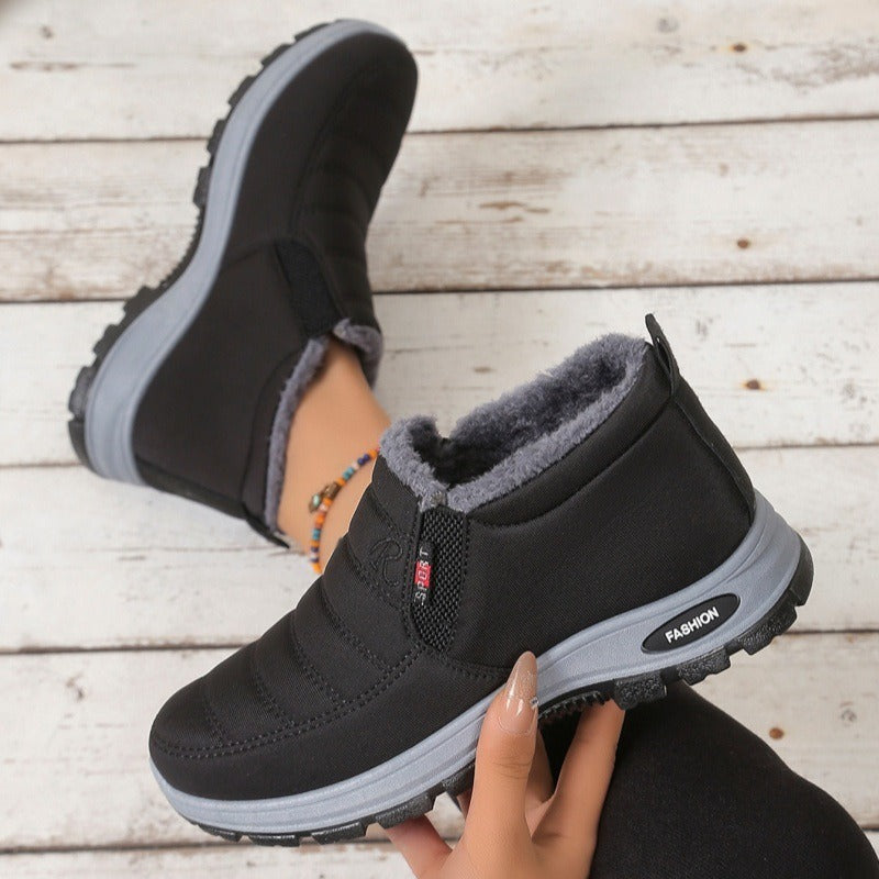 🔥【Speciální sleva 50%】【35-48】Unisex zimní boty s plyšovou podšívkou - teplé, pohodlné a protiskluzové do chladného počasí.