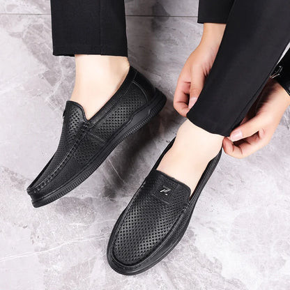 🔥【Zniżka ograniczona czasowo】【39-44】🔥Eleganckie, teksturowane buty skórzane – nowoczesny design, antypoślizgowa podeszwa i trwałość