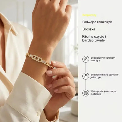 ✨ 50% zniżki! 🔷Nowa bransoletka ze złota 18k dla kobiet