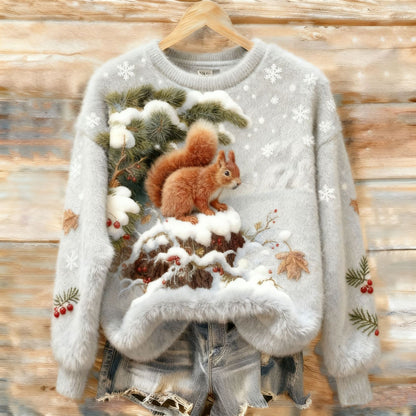 🤗【S-5XL】🔥Damski flanelowy pulower w piękne wzory – ciepły i wygodny