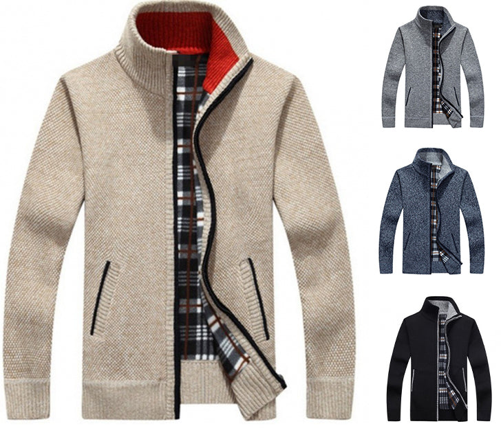 Őszi és téli újdonságok 🔥 2025 új őszi férfi hosszú kötött pulóver, felső, kabát