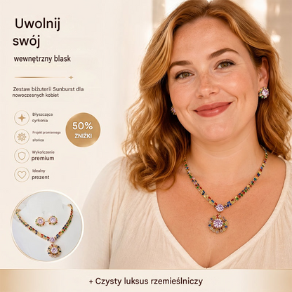 💎 ✨ Lśniący komplet naszyjnika i kolczyków z cyrkonii sześciennych: ponadczasowa elegancja, idealny prezent, idealny na śluby, przyjęcia lub jako luksusowy dodatek na co dzień 💍