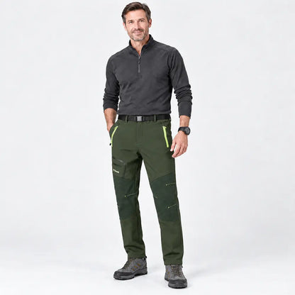 🏃‍♂️【S–5XL】2026 Nowe męskie spodnie outdoorowe na jesień i zimę – ciepłe, polarowe, wodoodporne i wiatroszczelne