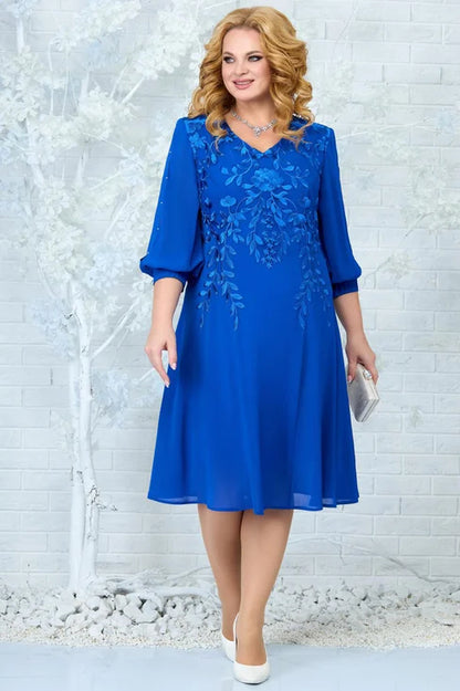 👗【S-5XL】Елегантна рокля с непринудено усещане, удобна и висококачествена.