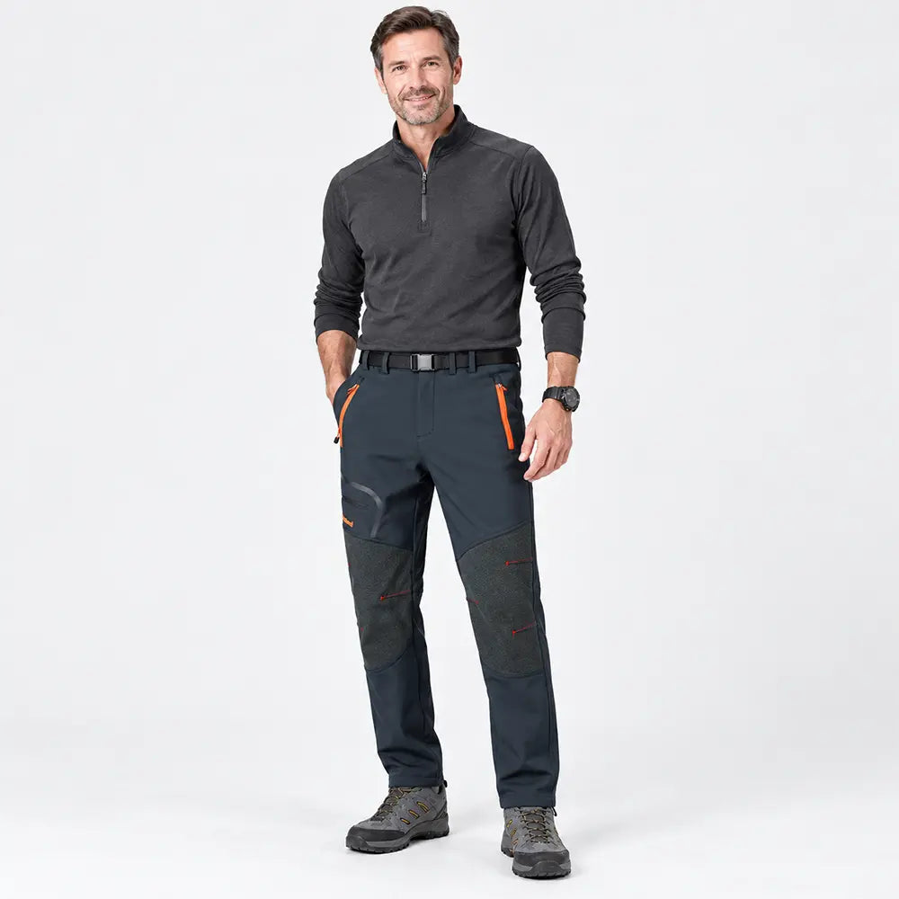 🏃‍♂️【S–5XL】2026 Nowe męskie spodnie outdoorowe na jesień i zimę – ciepłe, polarowe, wodoodporne i wiatroszczelne