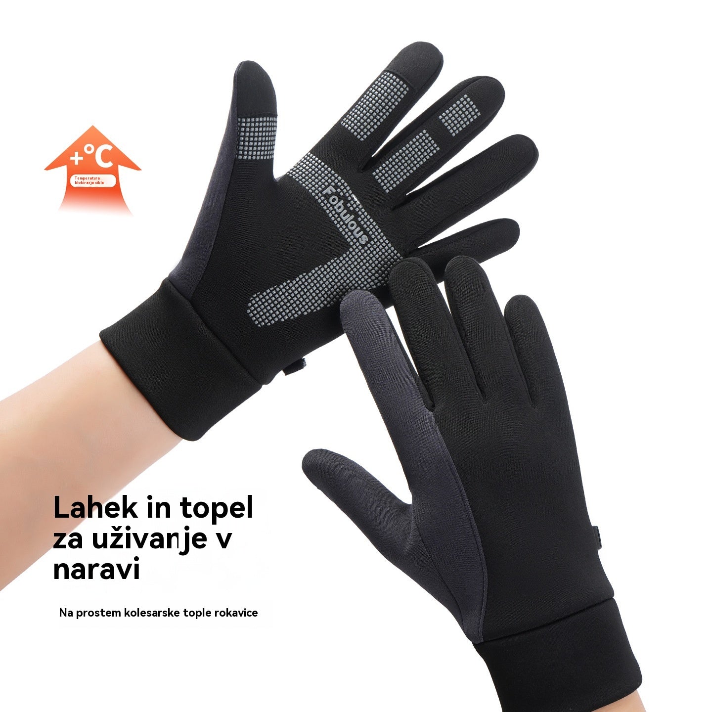 🔥【Kupite eno, eno dobite brezplačno】❄️⛷️Tople smučarske rokavice za kolesarjenje, pohodništvo, aktivnosti na prostem, jesen in zimo, vodoodporne in vetrovno odporne volnene rokavice🧤