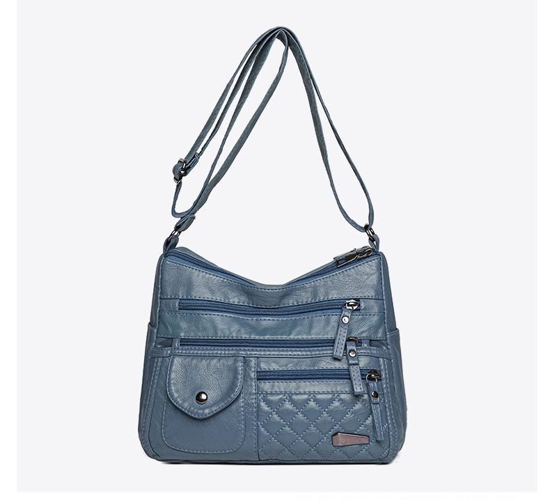 🔥 Zľava 50 % 👜 Dámska kabelka z mäkkej kože – priestranná, s viacerými priehradkami