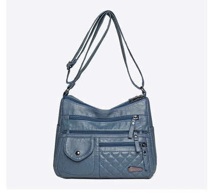 🔥 Zľava 50 % 👜 Dámska kabelka z mäkkej kože – priestranná, s viacerými priehradkami