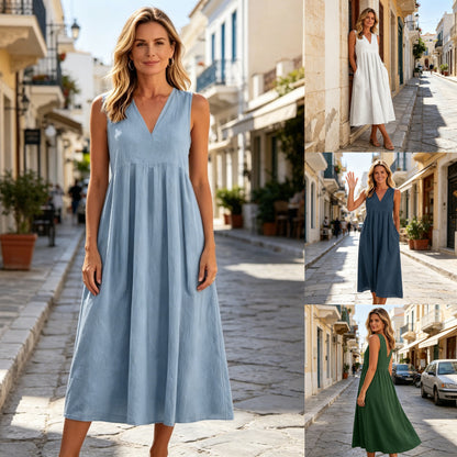 🌺👗Lekka letnia sukienka – idealna na spacery i wakacje, elegancka i wygodna