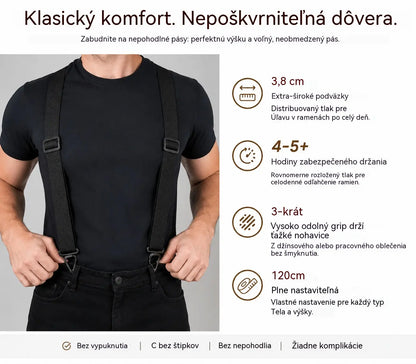📢📢50% zľava! 🧷Pánske traky s prekríženým chrbtom🧷