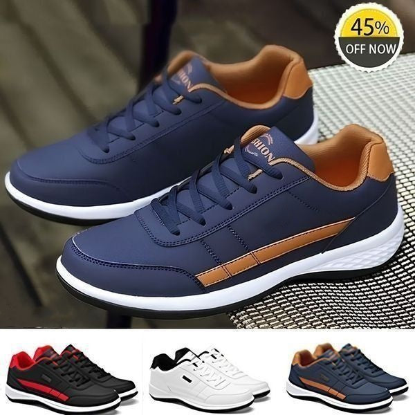 💥✨【39–47】Nowe wygodne męskie buty ortopedyczne ze skóry – idealne do noszenia na co dzień 👞🔥